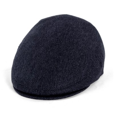 Gubbkeps / Flat cap - Gårda Premium Kirkby Wool Sixpence (blå)