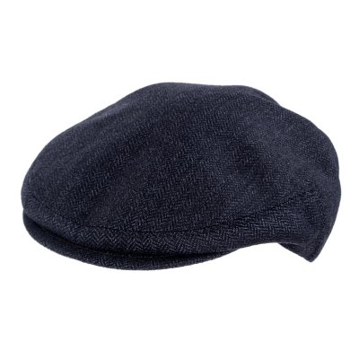 Gubbkeps / Flat cap - Gårda Premium Kirkby Wool Sixpence (blå)