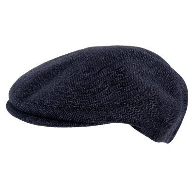 Gubbkeps / Flat cap - Gårda Premium Kirkby Wool Sixpence (blå)