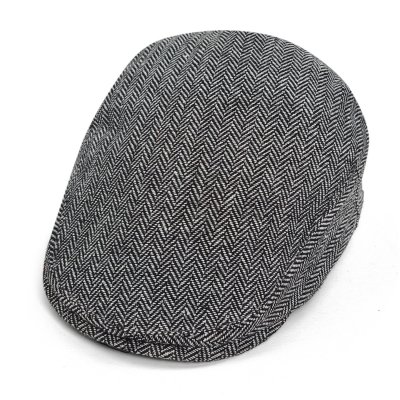 Gubbkeps / Flat cap - Gårda Lazonby (svart/vit)