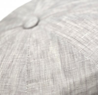 Gubbkeps / Flat cap - Gårda Palizzi Marina Linen Newsboy Cap (ljusgrå)