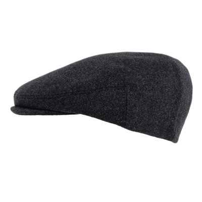Gubbkeps / Flat cap - Gårda Premium Selby Wool Sixpence (svart)