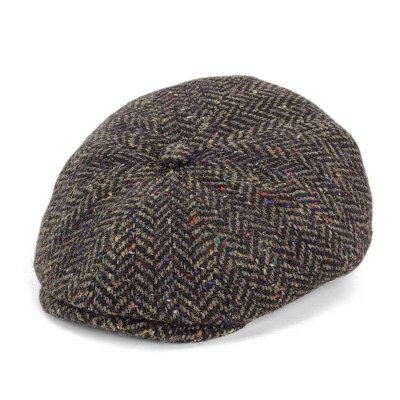 Gubbkeps / Flat cap - Gårda Premium Selkirk Wool Newsboy (grön)