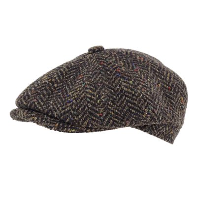 Gubbkeps / Flat cap - Gårda Premium Selkirk Wool Newsboy (grön)