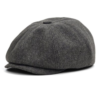 Gubbkeps / Flat cap - Gårda Telford Newsboy Cap (mörkgrå)