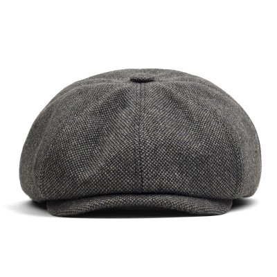 Gubbkeps / Flat cap - Gårda Telford Newsboy Cap (mörkgrå)