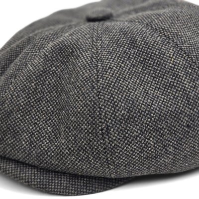 Gubbkeps / Flat cap - Gårda Telford Newsboy Cap (mörkgrå)