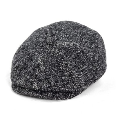 Gubbkeps / Flat cap - Gårda Premium Tiverton Wool Newsboy (grå)