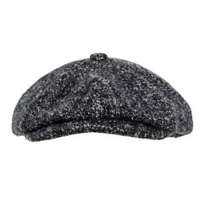 Gubbkeps / Flat cap - Gårda Premium Tiverton Wool Newsboy (grå)