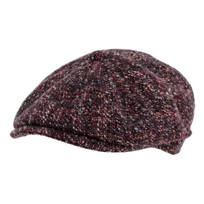 Gubbkeps / Flat cap - Gårda Premium Tiverton Wool Newsboy (röd)
