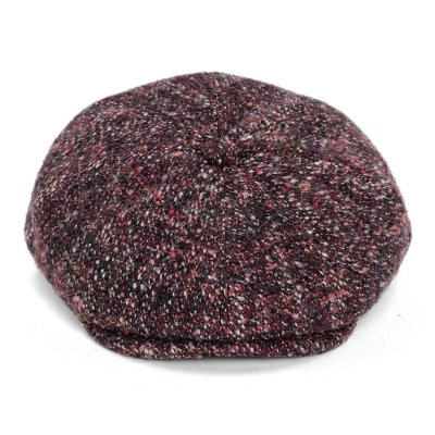 Gubbkeps / Flat cap - Gårda Premium Tiverton Wool Newsboy (röd)