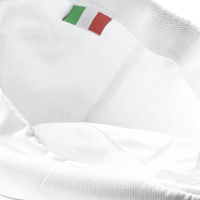 Gubbkeps / Flat cap - Gårda Vico Cotton Flat Cap (vit)