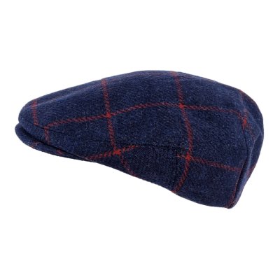 Gubbkeps / Flat cap - Gårda Premium Warrington Wool Sixpence (blå)