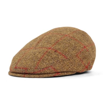 Gubbkeps / Flat cap - Gårda Premium Warrington Wool Sixpence (brun)
