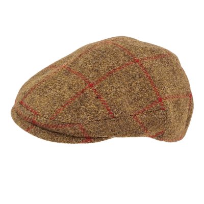 Gubbkeps / Flat cap - Gårda Premium Warrington Wool Sixpence (brun)