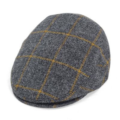 Gubbkeps / Flat cap - Gårda Premium Warrington Wool Sixpence (grå)