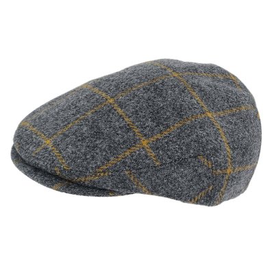 Gubbkeps / Flat cap - Gårda Premium Warrington Wool Sixpence (grå)
