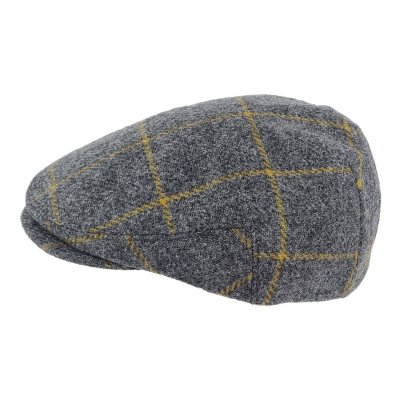 Gubbkeps / Flat cap - Gårda Premium Warrington Wool Sixpence (grå)