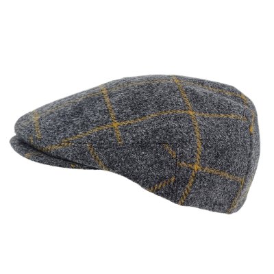 Gubbkeps / Flat cap - Gårda Premium Warrington Wool Sixpence (grå)