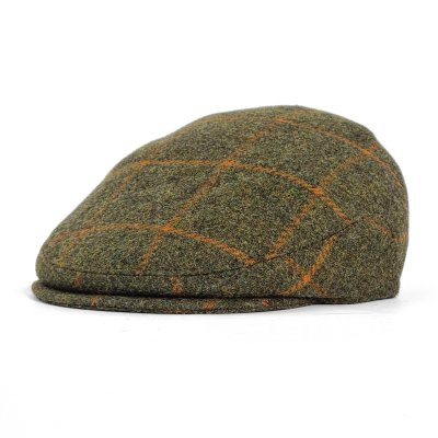 Gubbkeps / Flat cap - Gårda Premium Warrington Wool Sixpence (grön)