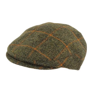 Gubbkeps / Flat cap - Gårda Premium Warrington Wool Sixpence (grön)