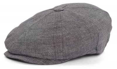 Gubbkeps / Flat cap - Gårda Palizzi Marina Linen Newsboy Cap (grå)