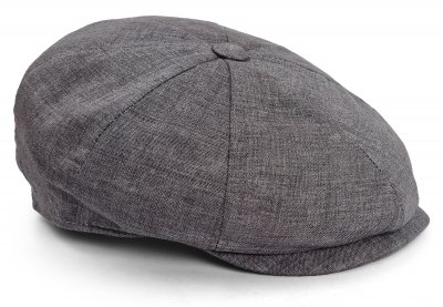 Gubbkeps / Flat cap - Gårda Palizzi Marina Linen Newsboy Cap (grå)