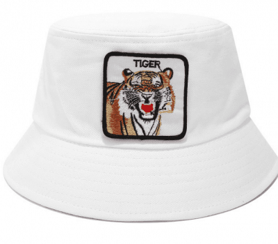 Hattar - Gårda Tiger Bucket Hat (vit)