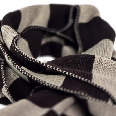 Halsdukar - Gårda Kitzbühel Merino Wool Check Scarf (brun/beige)
