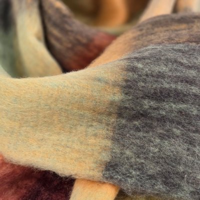 Halsdukar - Gårda Taraba Check Scarf (röd/multi)