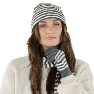 Handskar - Gårda Cavalese Fingervantar i Ullmix (grå/vit)