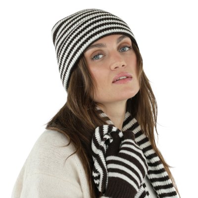 Handskar - Gårda Cavalese Fingervantar i Ullmix (brun/vit)