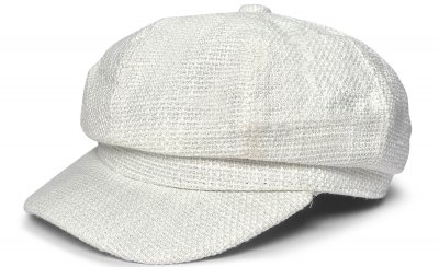 Sixpence / Flat cap - Gårda Revere Newsboy Cap (hvid)