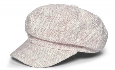 Flat cap - Gårda Revere Newsboy Cap (vaaleanpunainen)