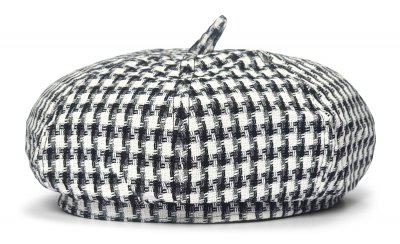 Basker - Gårda Tribeca Beret (svart/vit)