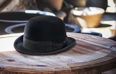 Hattar - Gårda Aviano Bowler Wool Hat (svart)