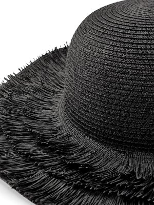 Stråhatt - Gårda Sarita (svart)