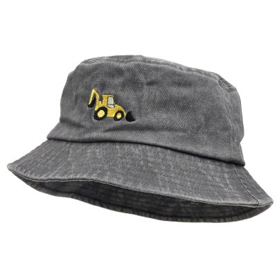 Hattar Barn - Gårda Bulldozer Bucket Hat (grå)