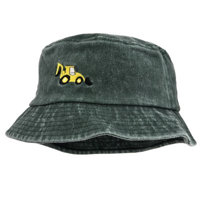 Hattar Barn - Gårda Bulldozer Bucket Hat (grön)
