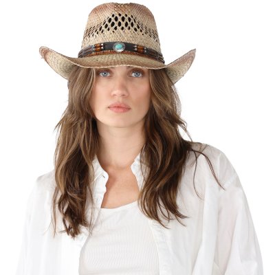 Stråhatt - Gårda Amalfi Western Hat (natur)