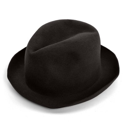 Hattar - Gårda Anzio Unstructured Wool Hat (svart)