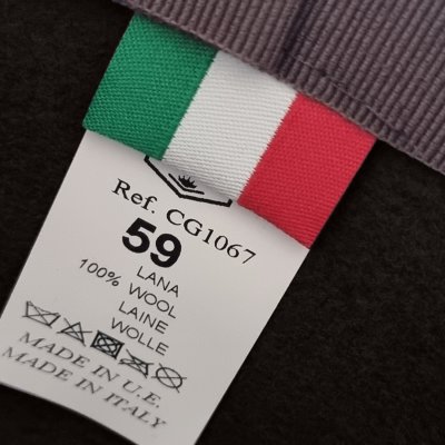 Hattar - Gårda Anzio Unstructured Wool Hat (svart)