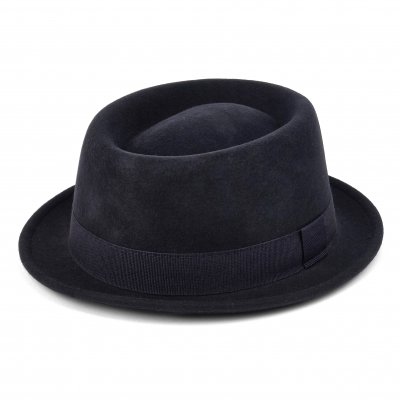 Hattar - Gårda Asolo Pork Pie Wool Hat (blå)