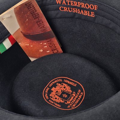 Hattar - Gårda Asolo Pork Pie Wool Hat (blå)