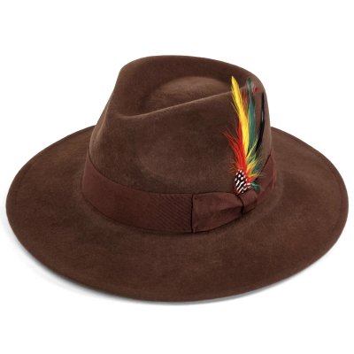 Hattar - Gårda Astoria Fedora (brun)