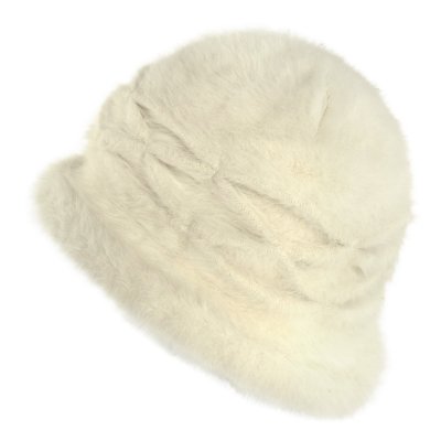 Hattar - Gårda Atri Angora Cloche (vit)