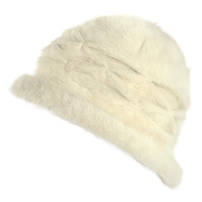 Hattar - Gårda Atri Angora Cloche (vit)