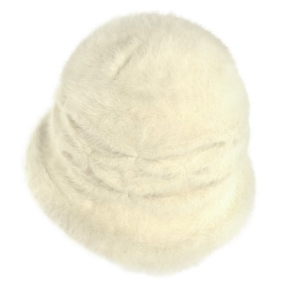 Hattar - Gårda Atri Angora Cloche (vit)