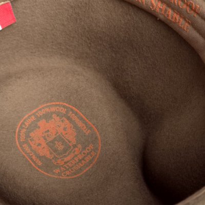 Hattar - Gårda Belluno Crushable Wool felt Fedora (beige)