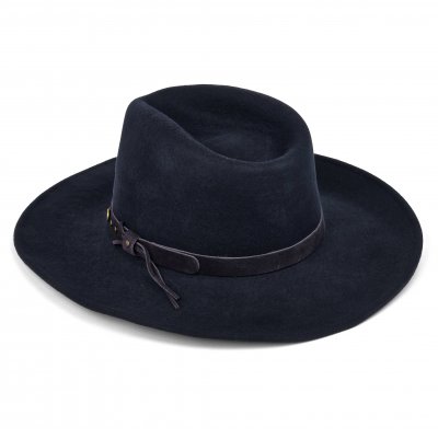 Hattar - Gårda Bowmont Crushable Wool felt Western hat (blå)